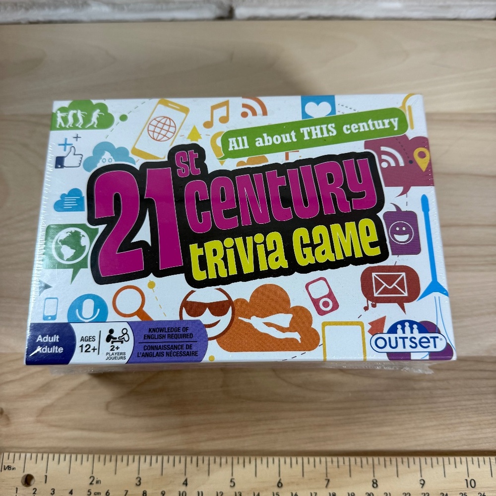 NEW, Sealed! 21st Century Trivia Game-1200 Trivia Questions for 2+ players